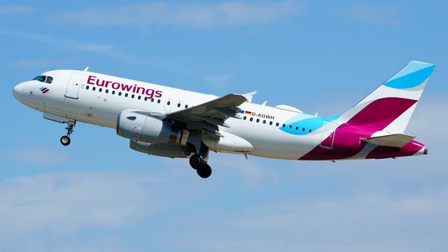 D-AGWH:Airbus A319:Eurowings